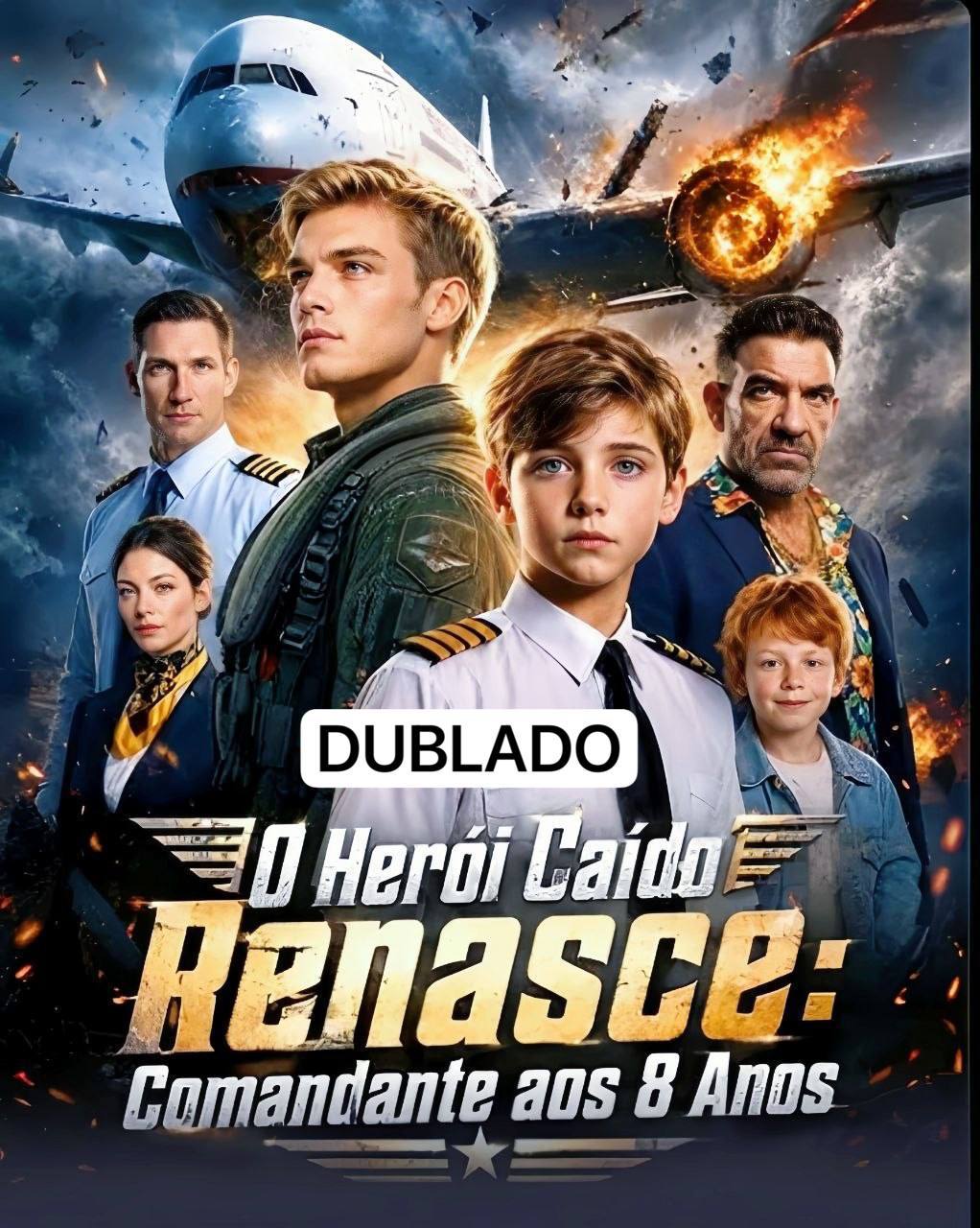 Capa do dorama O HERÓI CAÍDO RENASCE: COMANDANTE AOS 8 ANOS
