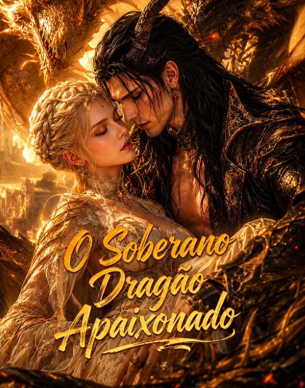 Capa de O SOBERANO DRAGÃO APAIXONADO