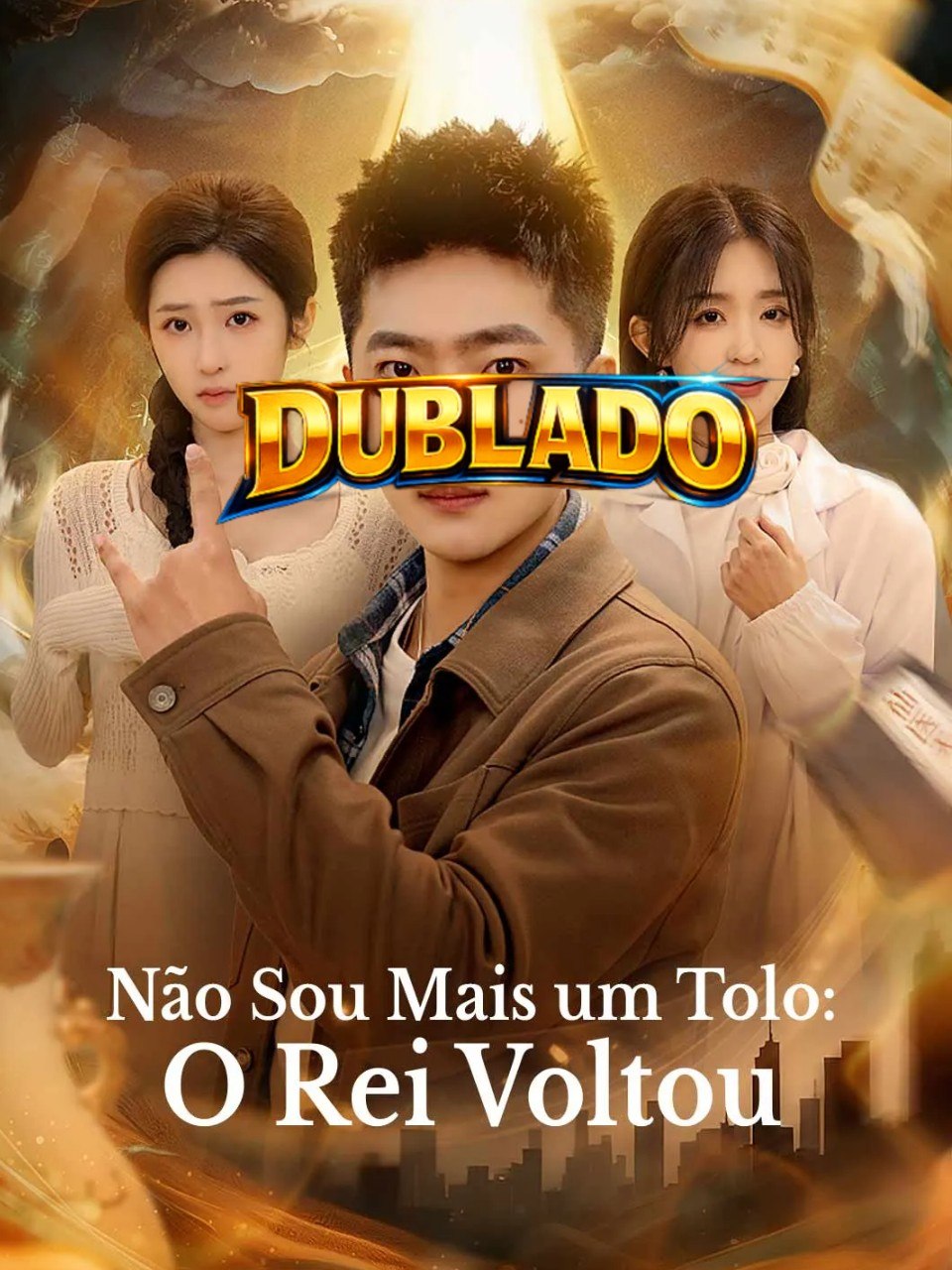 Capa de Não sou mais um tolo o rei voltou