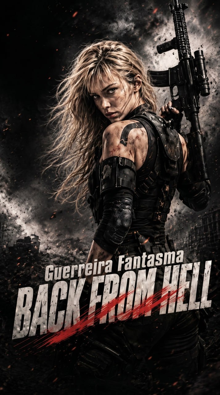 Capa de Guerreira Fantasma de Volta do Inferno