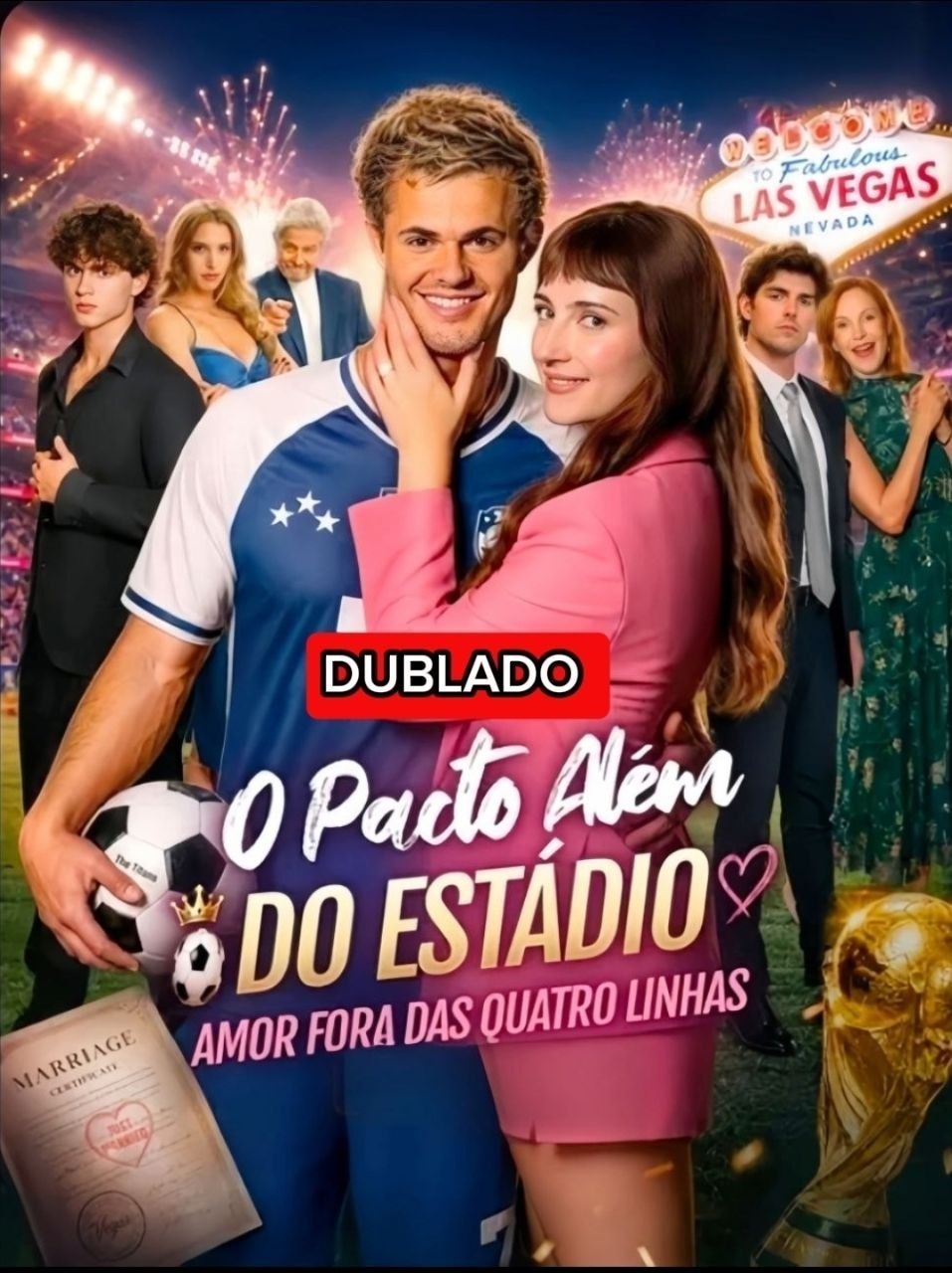 Capa do drama O PACTO ALÉM DO ESTÁDIO AMOR FORA DAS QUATRO LINHAS