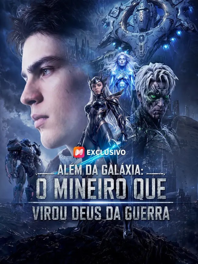 Capa de ALÉM DA GALAXIA: O MINEIRO QUE VIROU DEUS DA GUERRA