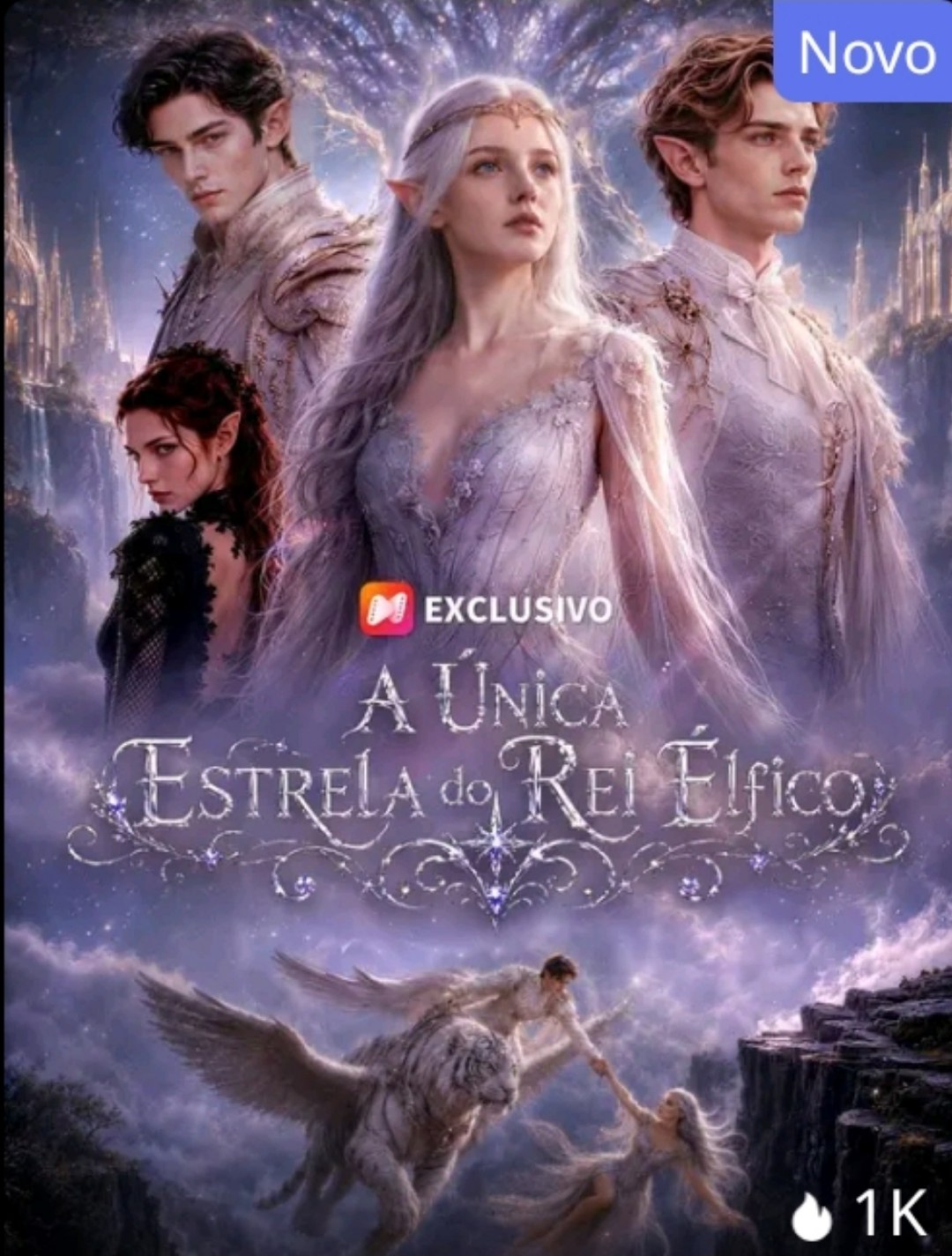 Capa de A ÚNICA ESTRELA DO REI ÉLFICO