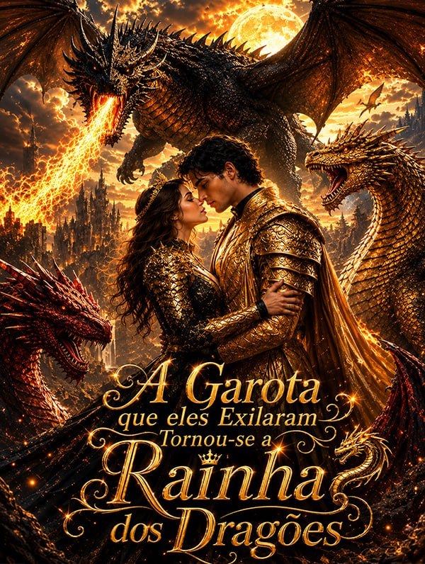 Capa de A GAROTA QUE ELES EXILARAM TORNOU- SE A RAINHA DOS DRAGÕES