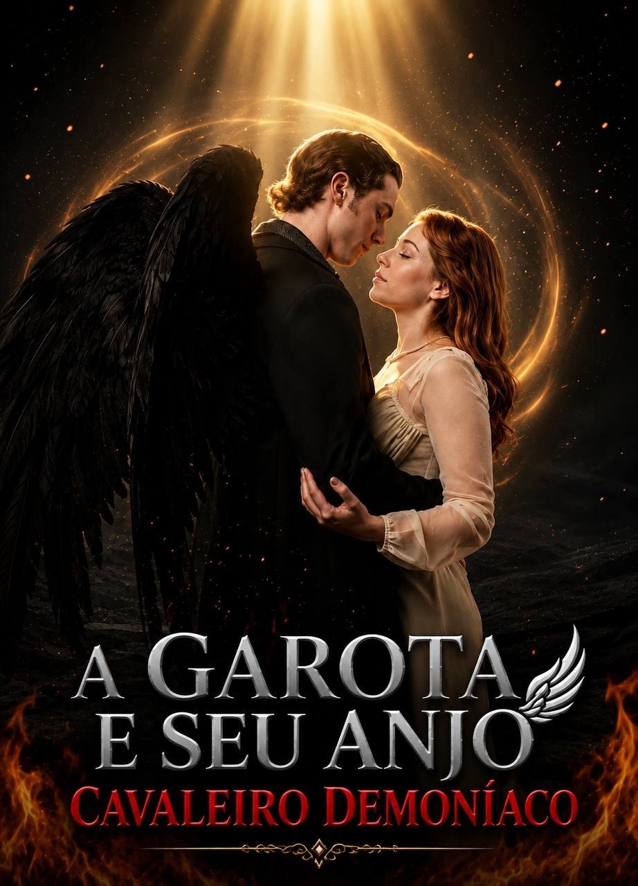 Capa de A GAROTA E SEU ANJO CAVALEIRO DEMONÍACO