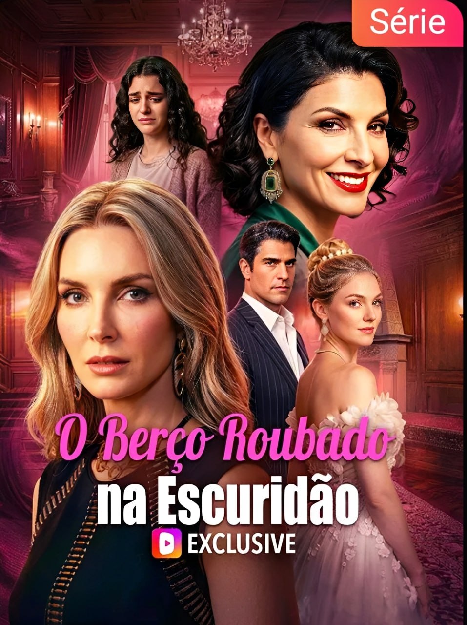 Capa de O BERÇO ROUBADO NA ESCURIDÃO