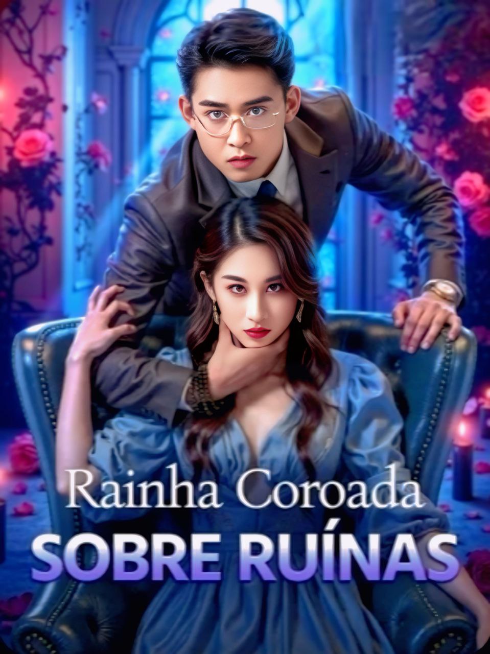Capa de RAINHA COROADA SOBRE RUÍNAS