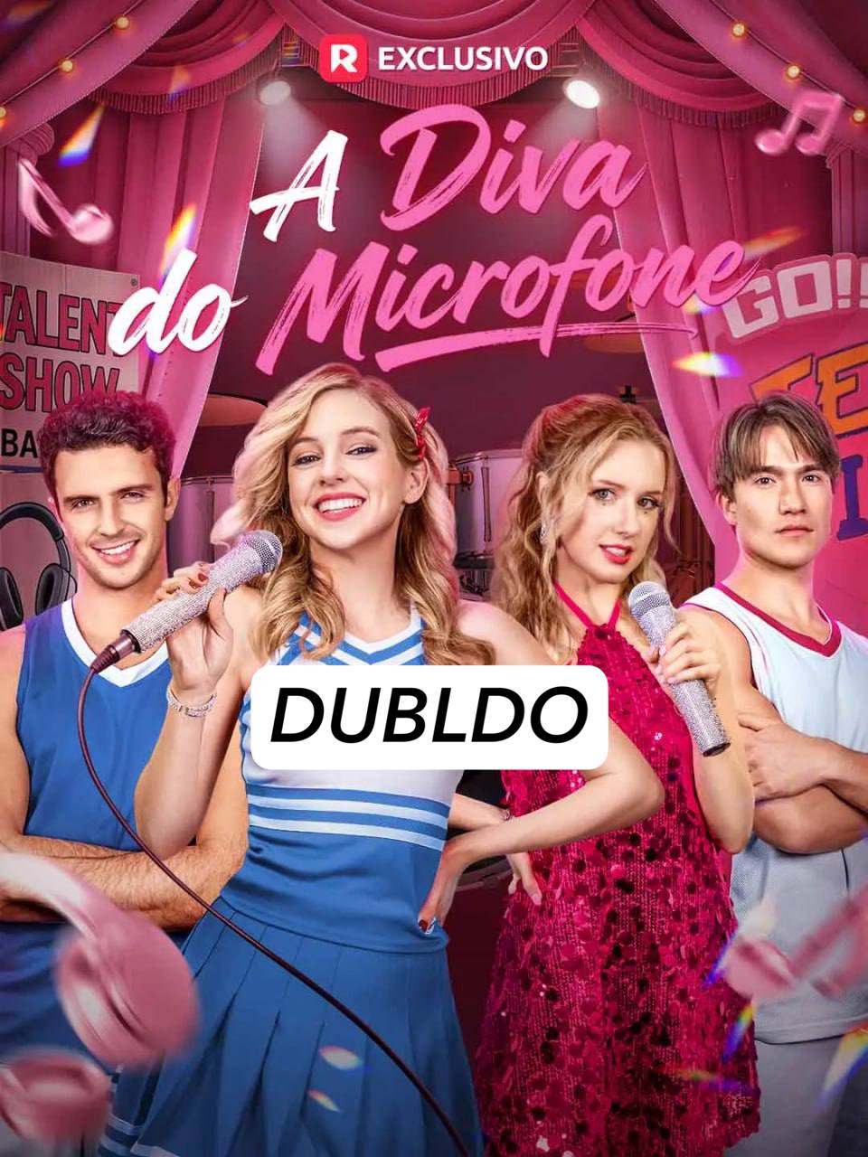 Capa de A DIVA DO MICROFONE