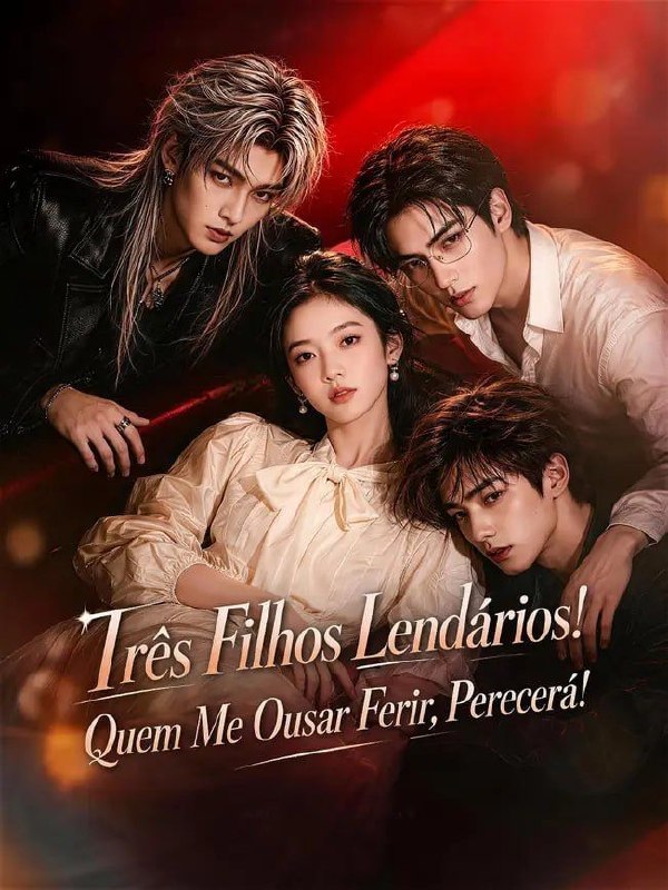 Capa de TRÊS FILHOS LENDÁRIOS! QUEM ME OUSA FERIR, PARECERÁ!