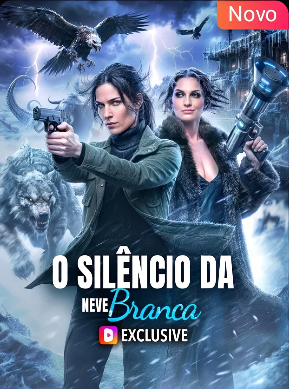 Capa de O SILÊNCIO DA NEVE BRANCA