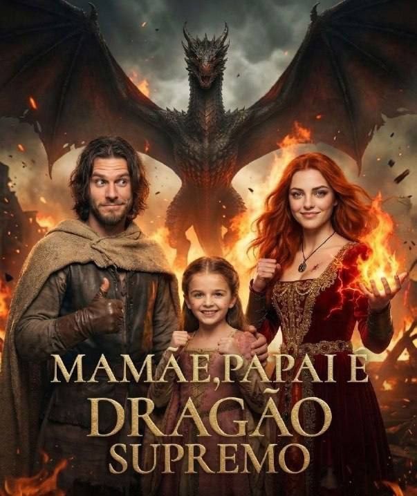 Capa de MAMÃE PAPAI É DRAGÃO SUPREMO