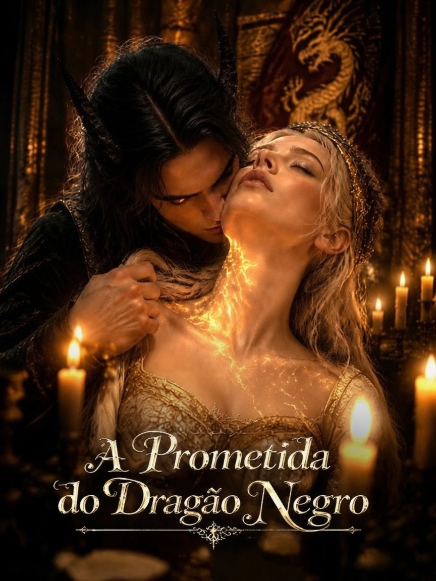 Capa de A PROMETIDA DO DRAGÃO NEGRO