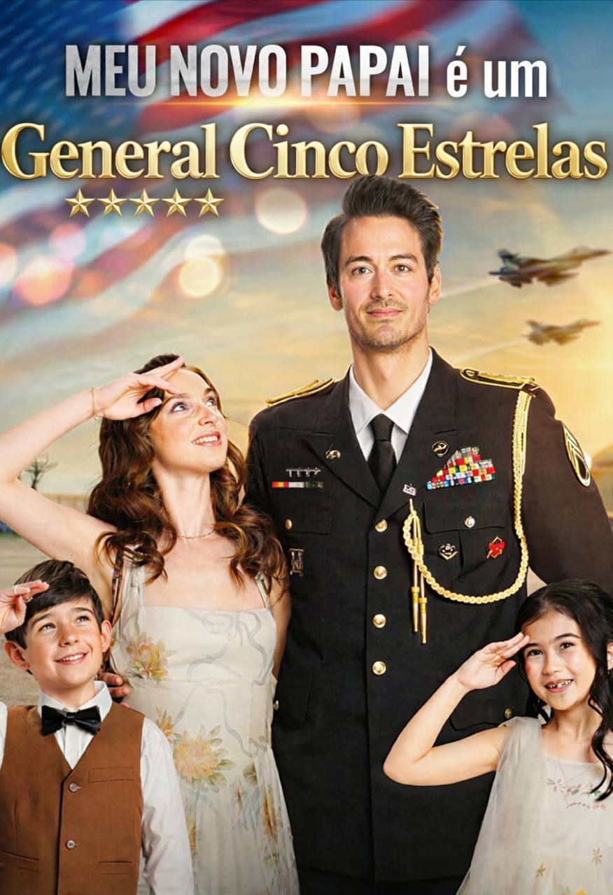 Capa de MEU NOVO PAPAI É UM GENERAL CINCO ESTRELAS