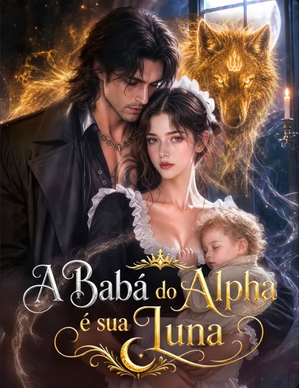 Capa de A BABÁ DO ALPHA É SUA LUNA