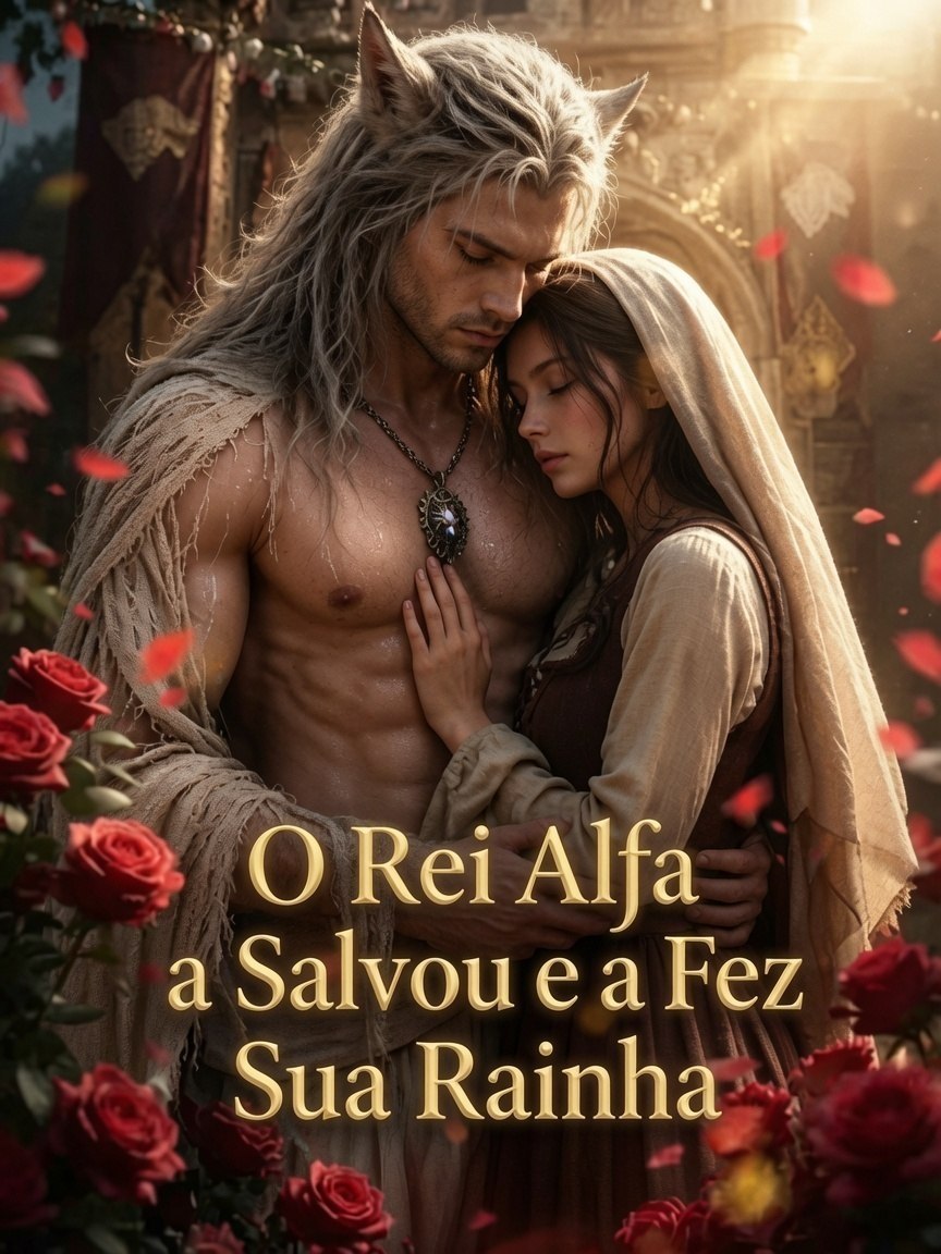 Capa de O REI ALFA A SALVOU E A FEZ SUA RAINHA