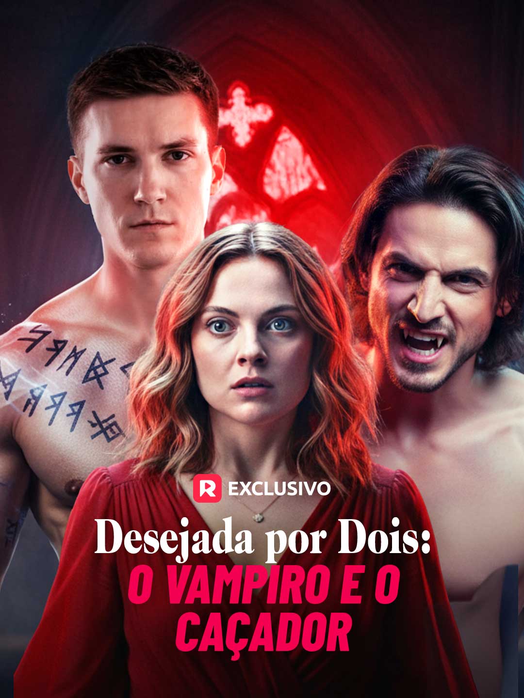 Capa de Desejada Por Dois: Vampiro e Caçador