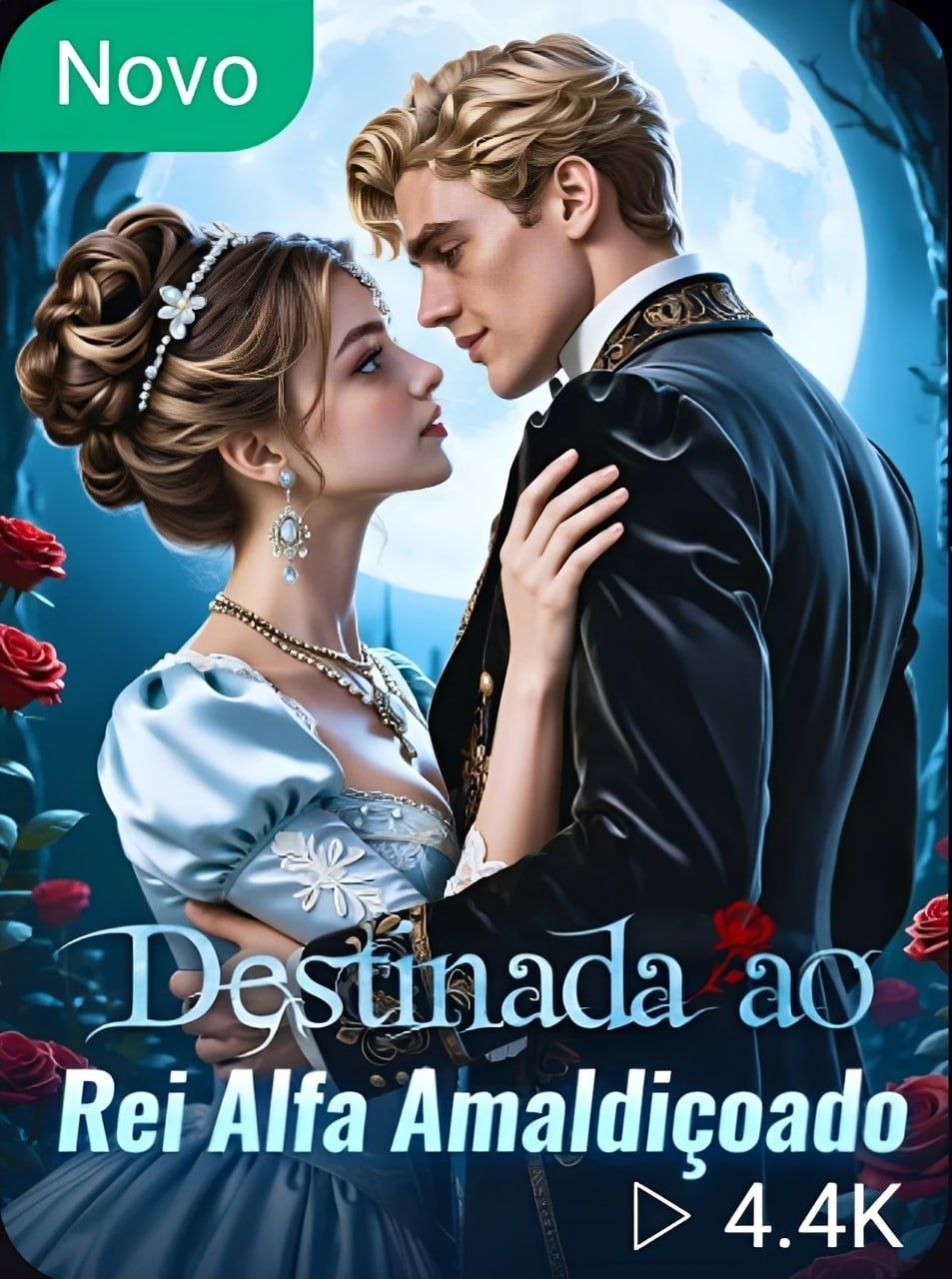 Capa de DESTINADA AO REI ALFA AMALDIÇOADO