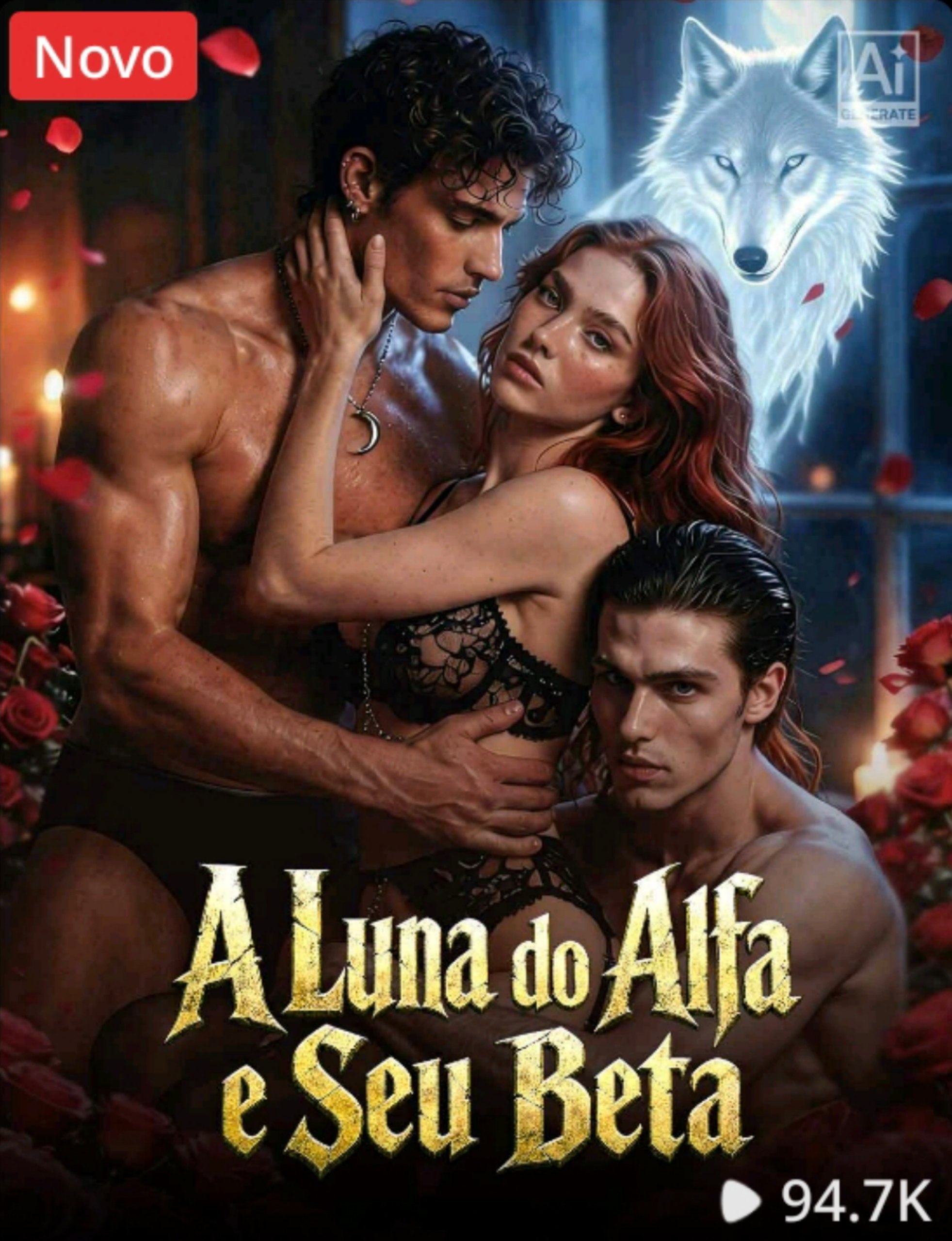 Capa do drama A Lua do Alfa e Seu Beta