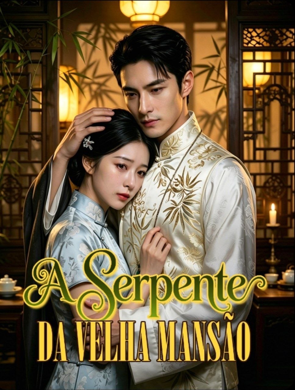 Capa de A SERPENTE DA VELHA MANSÃO