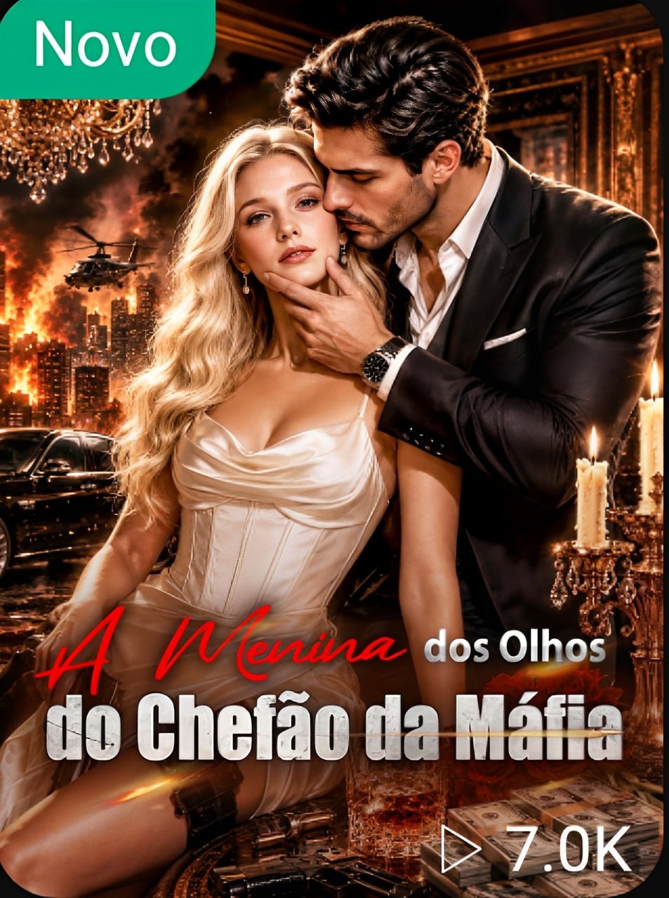 Capa de A MENINA DOS OLHOS DO CHEFÃO