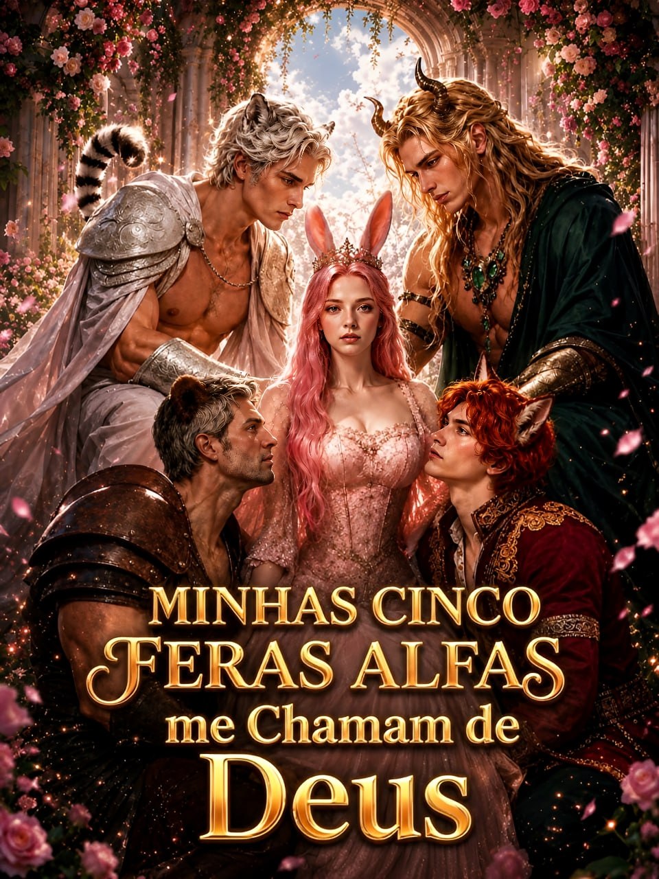 Capa de MINHAS CINCO FERAS ALFAS ME CHAMAM DE DEUS