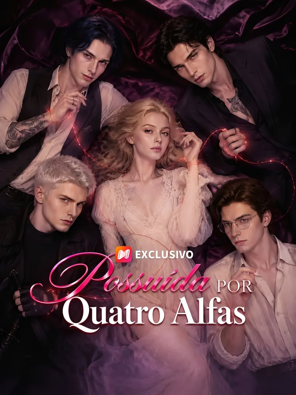 Capa de POSSUÍDA POR QUATRO ALFAS