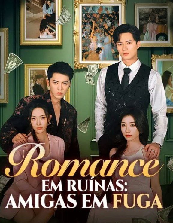 Capa de ROMANCE EM RUÍNAS AMIGAS EM FUGA