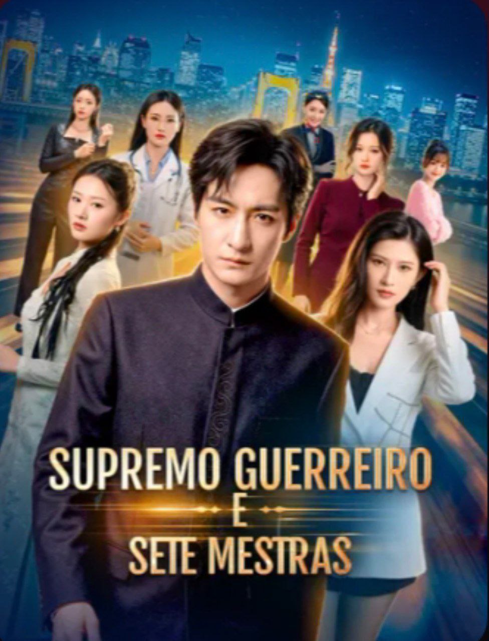 Capa de SUPREMO GUERREIRO E SETE MESTRAS