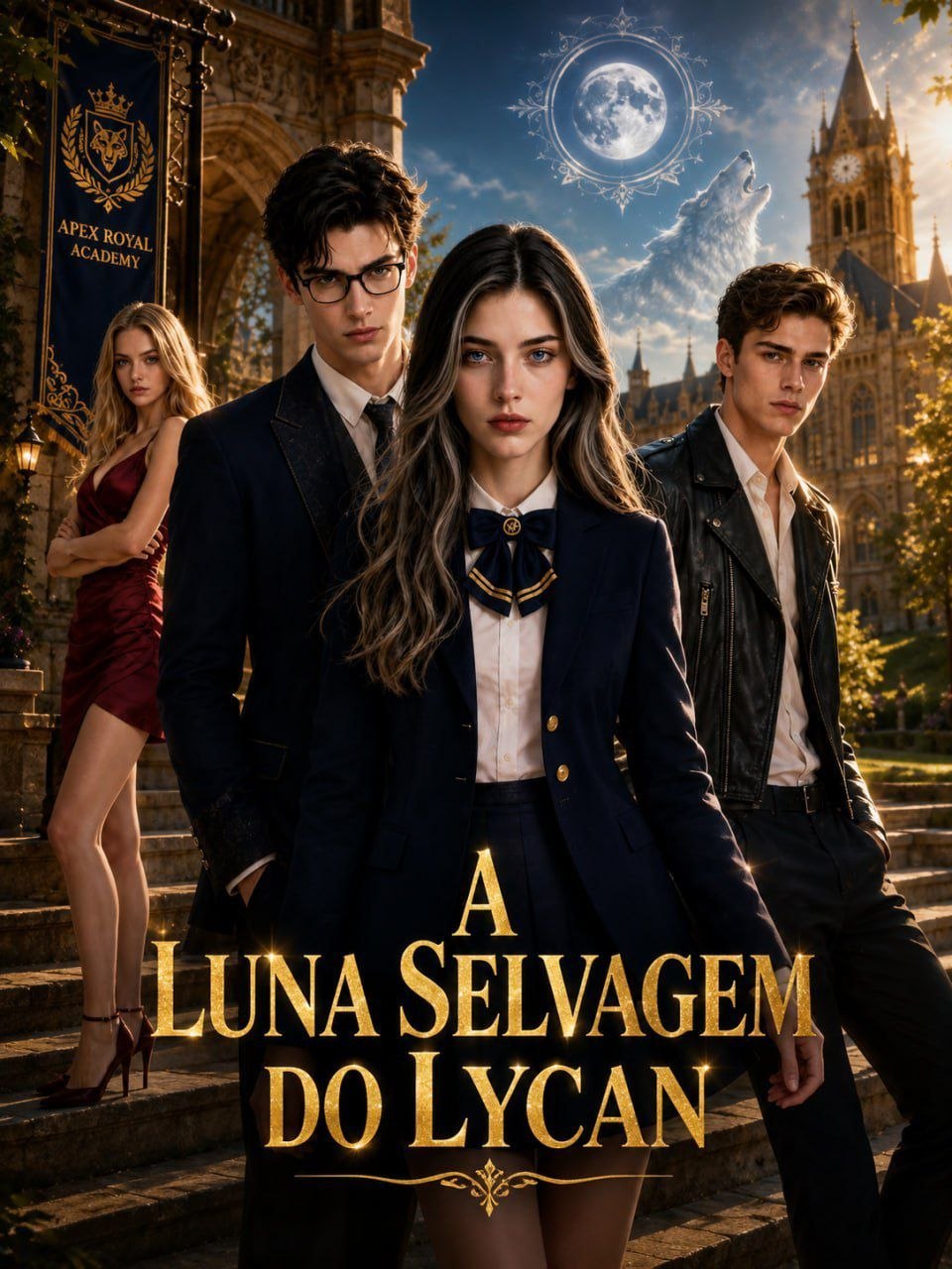 Capa de A LUNA SELVAGEM DO LYCAN