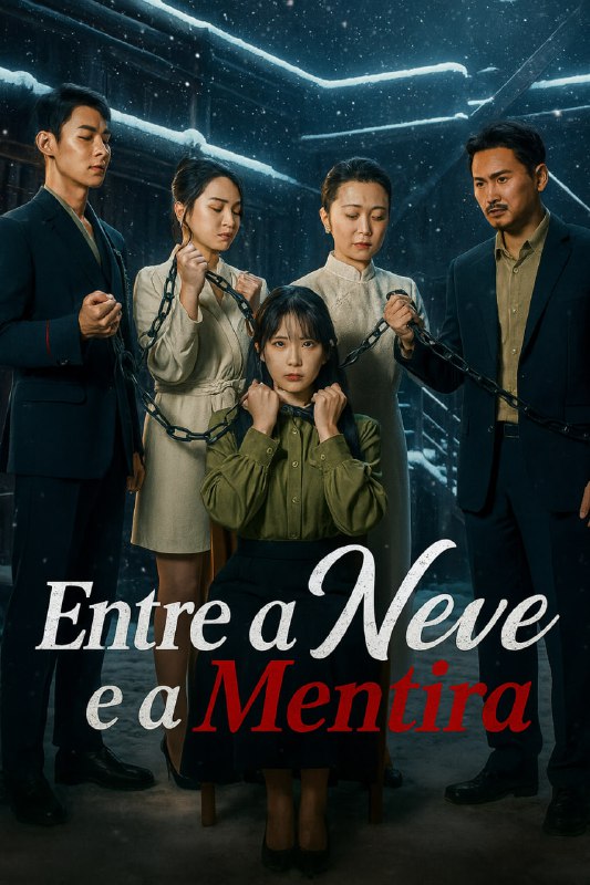 Capa de Entre a Neve e a Mentira