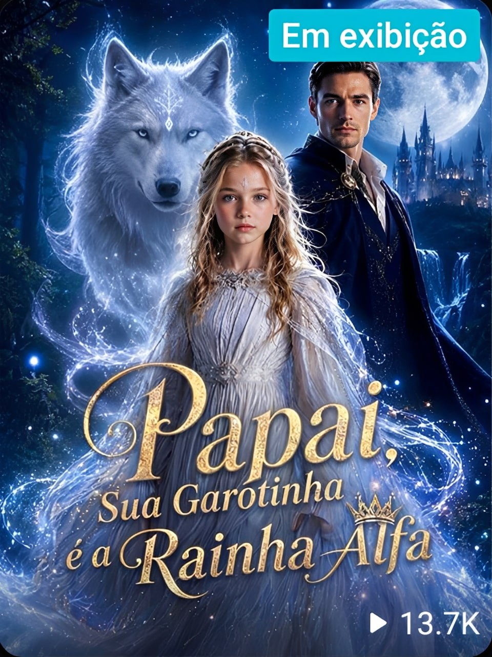 Capa de PAPAI SUA GAROTINHA É A RAINHA ALFA