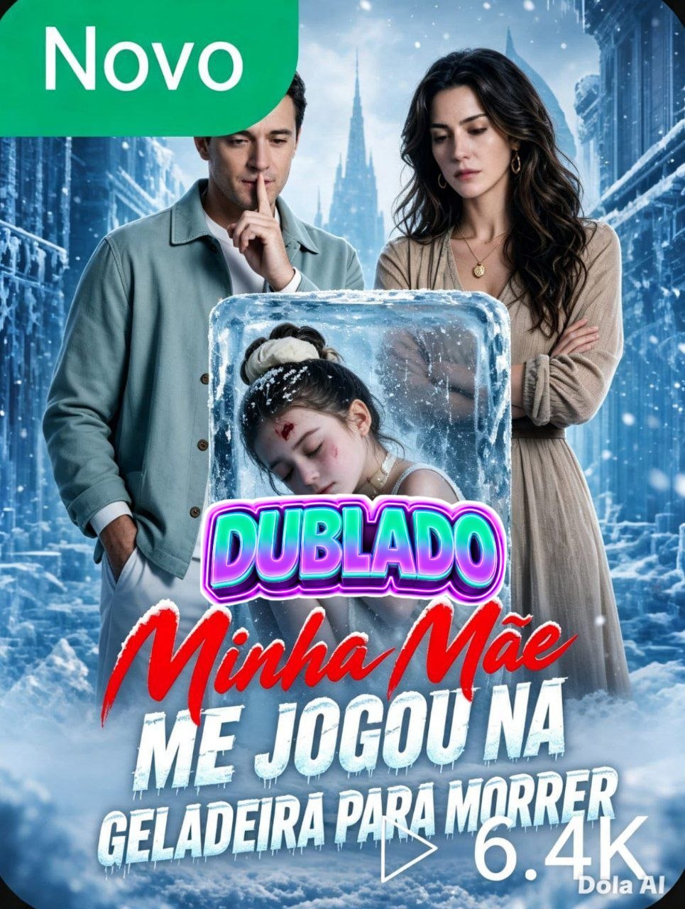 Capa de MINHA MÃE ME JOGOU NA GELADEIRA PARA MORRER