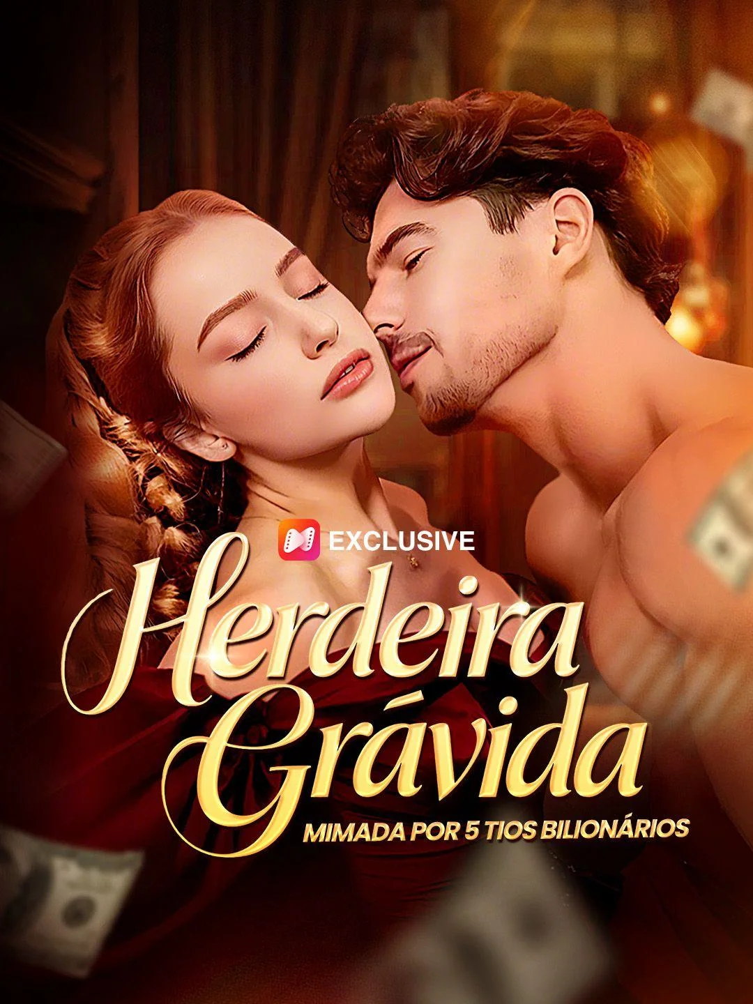 Capa de Herdeira Grávida e Mimada Por 5 Tios Bilionários