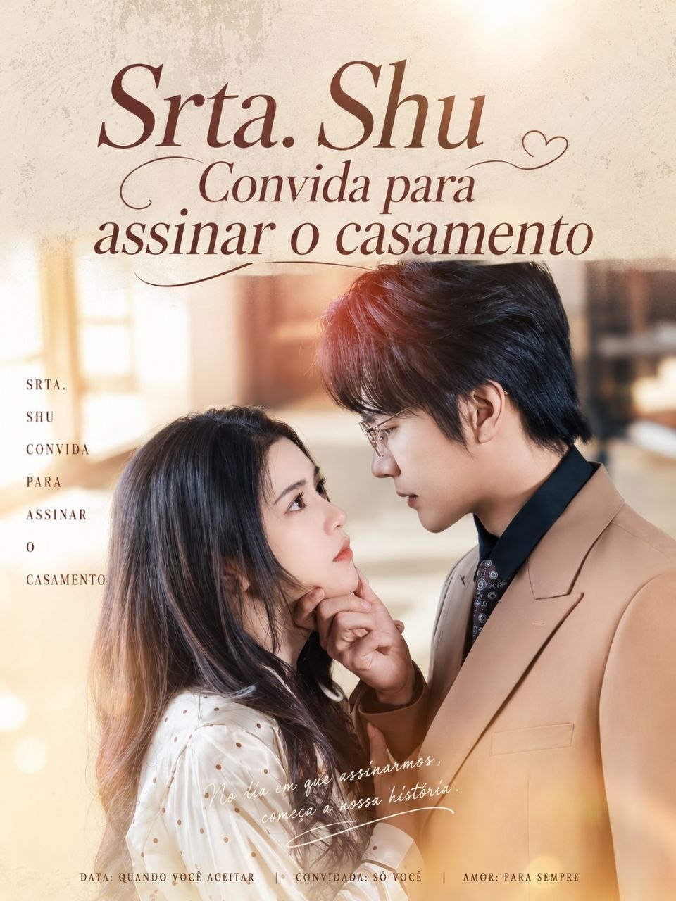 Capa de SRTA. SHU CONVIDA PARA ASSINAR O CASAMENTO