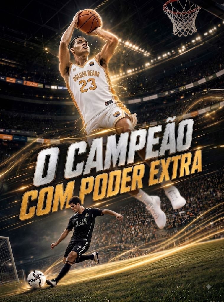 Capa de O CAMPEÃO COM PODER EXTRA
