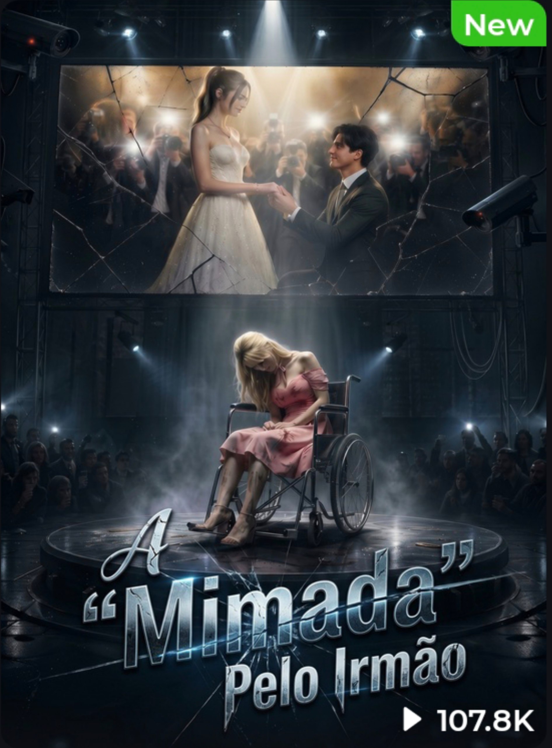Capa de A MIMADA PELO IRMÃO