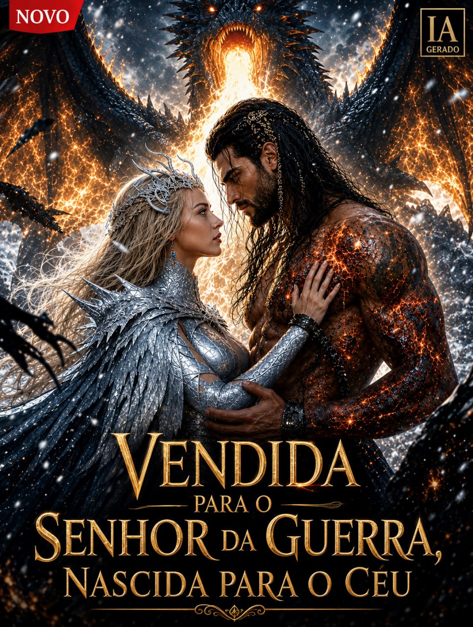 Capa de VENDIDA PARA O SENHOR DA GUERRA, NASCIDA PARA O CÉU