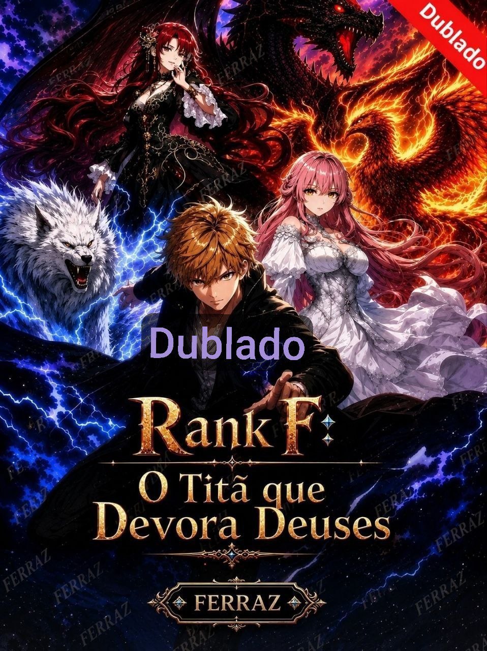 Capa de RANK F O TITÃ QUE DEVORA DEUSES