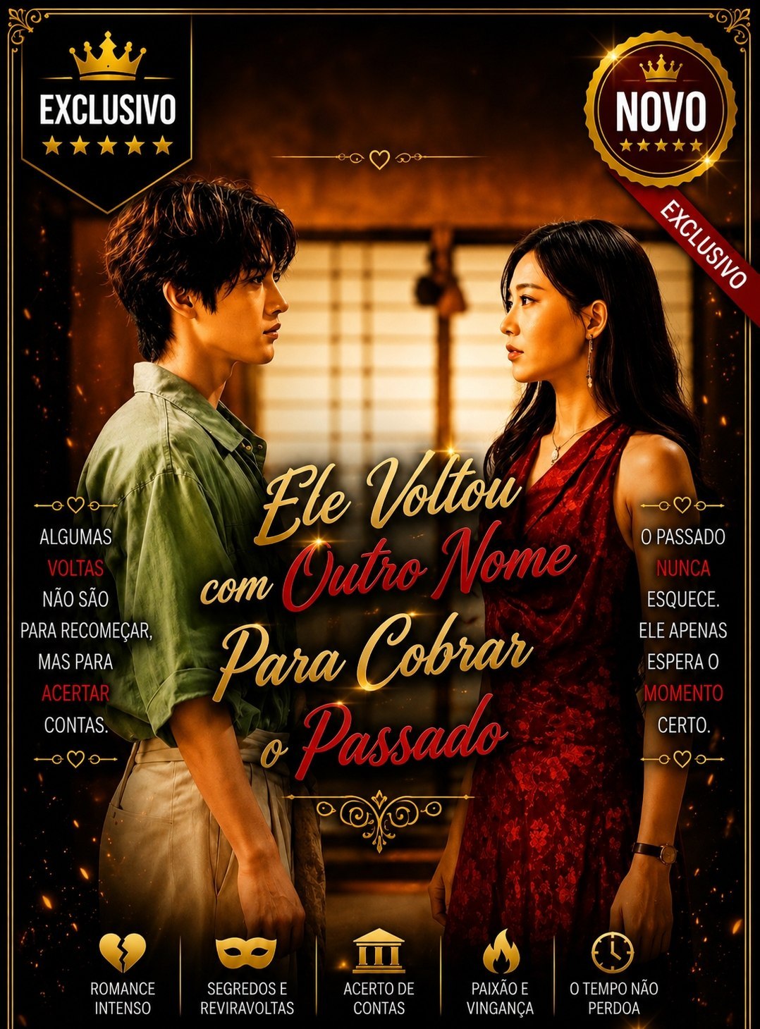 Capa de ELE VOLTOU COM OUTRO NOME PARA COBRAR O PASSADO