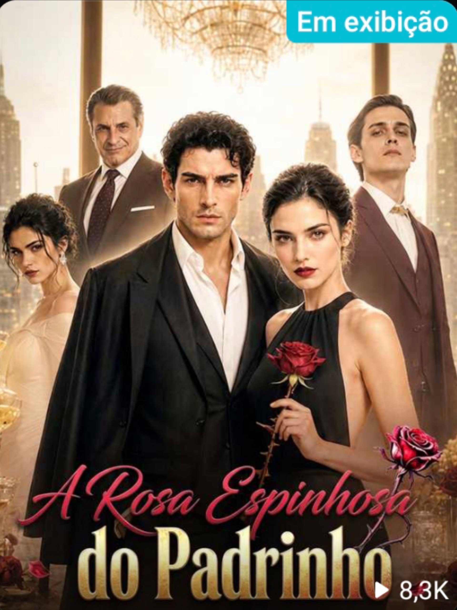 Capa de A ROSA ESPINHOSA DO PADRINHO