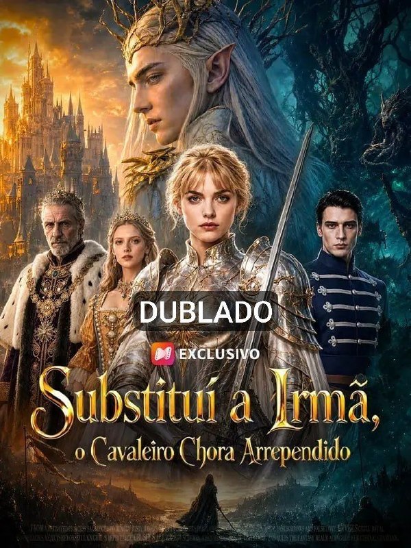 Capa de SUBSTITUÍ A IRMÃ, O CAVALEIRO CHORA ARREPENDIDO