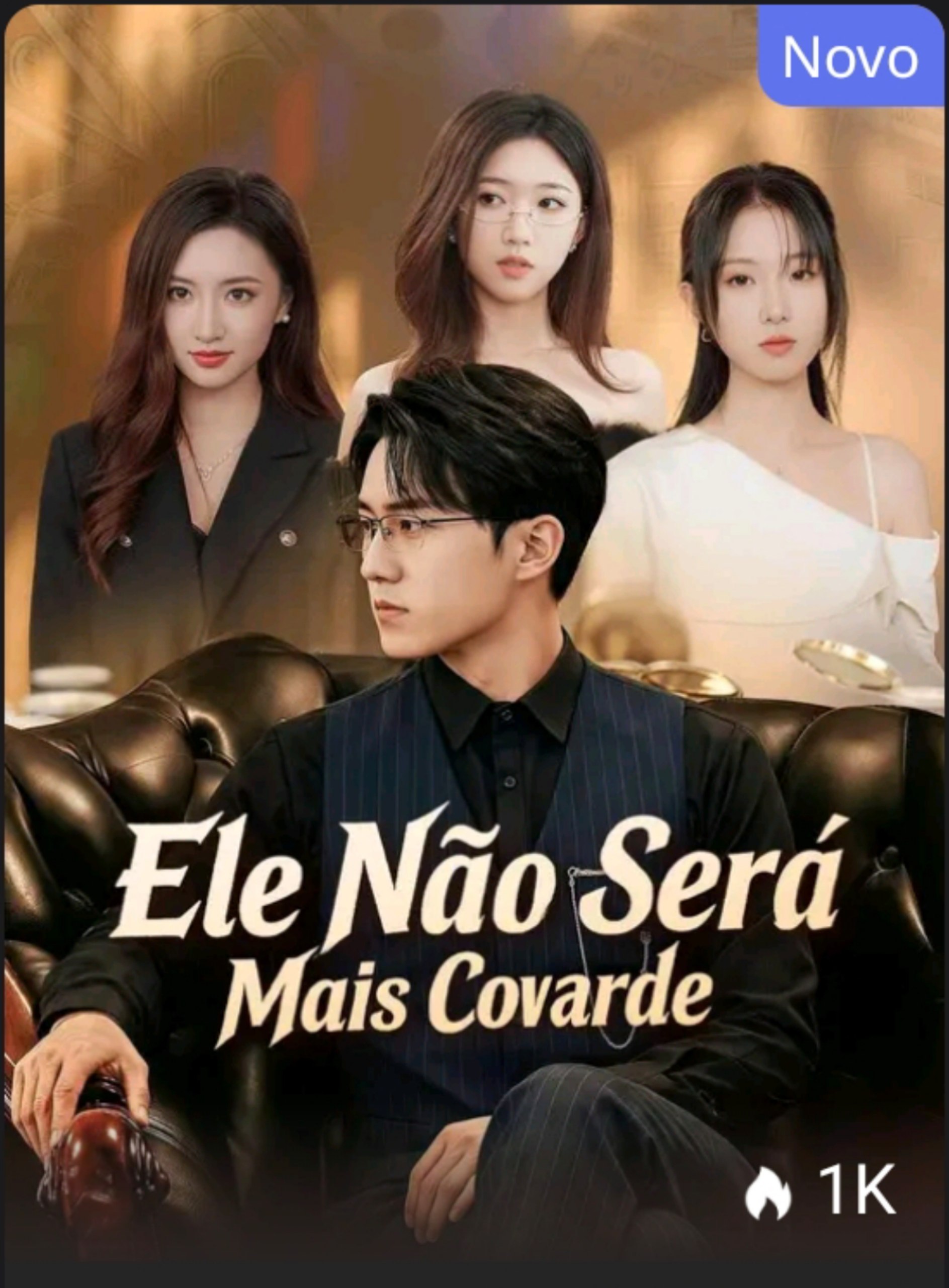 Capa de ELE NÃO SERA MAIS COVARDE