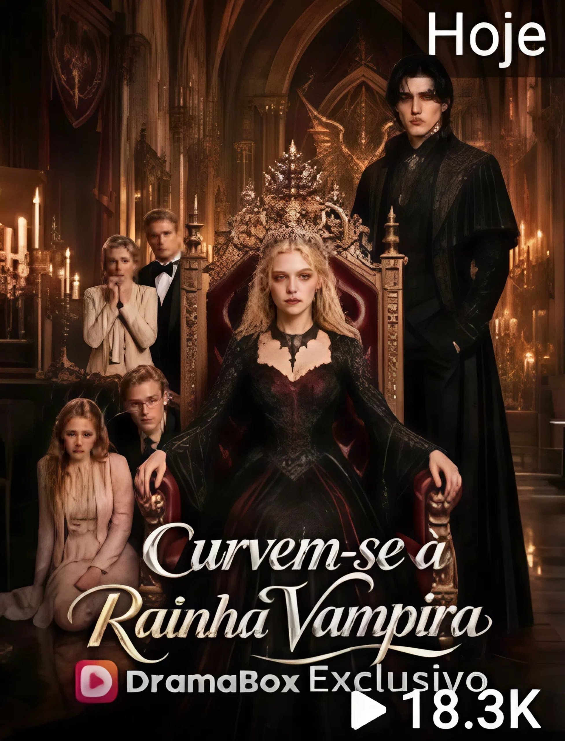Capa de CURVEM-SE A RAINHA VAMPIRA