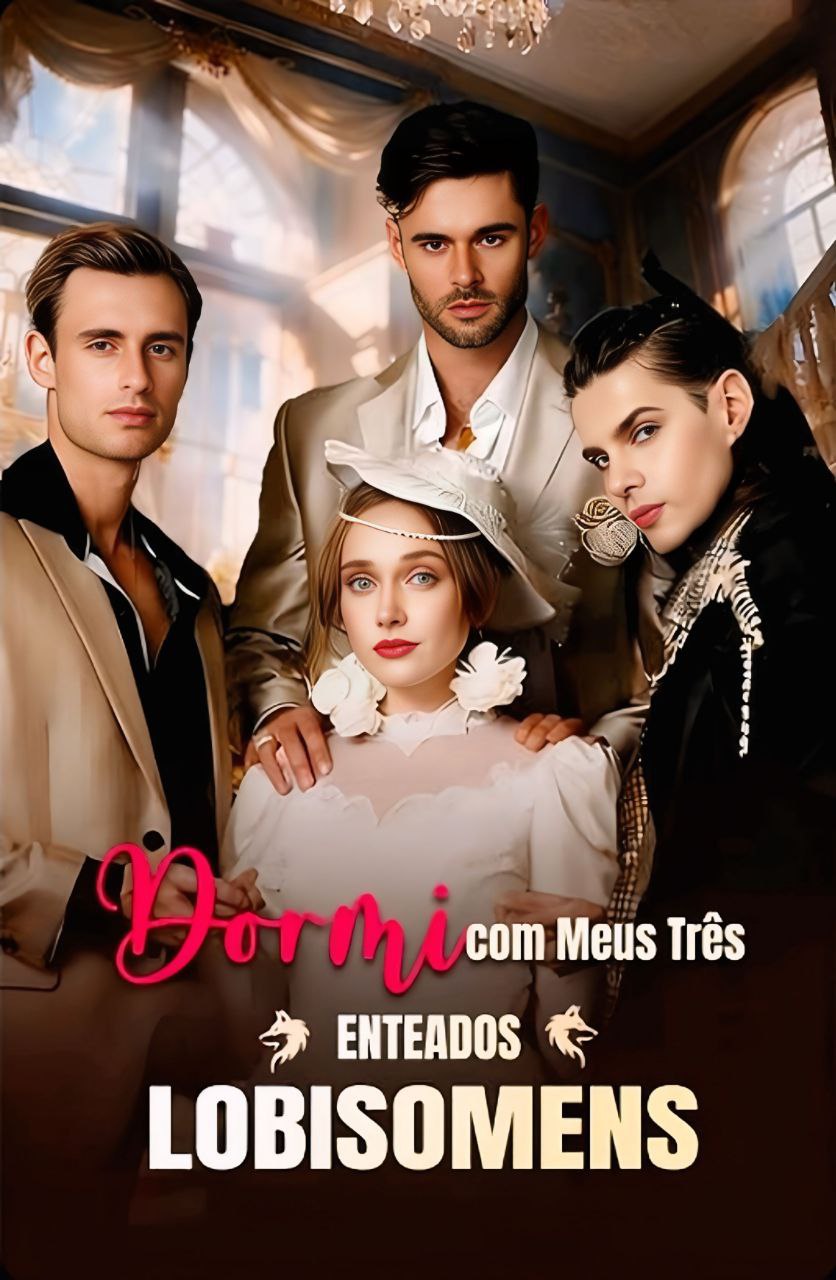 Capa de DORMI COM MEUS TRÊS ENTEADOS LOBISOMEM