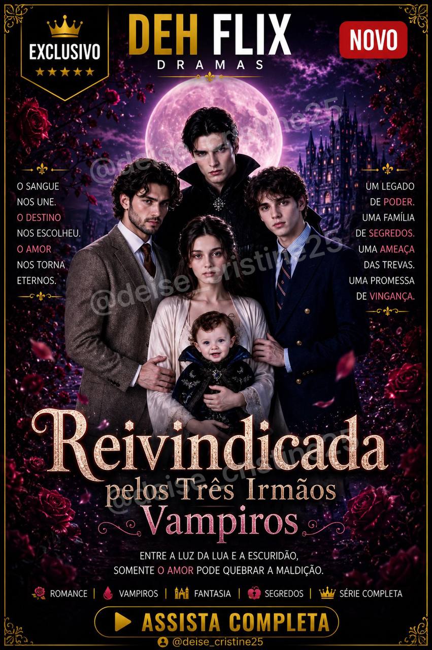 Capa de REIVINDICADA PELOS TRÊS IRMÃOS VAMPIROS