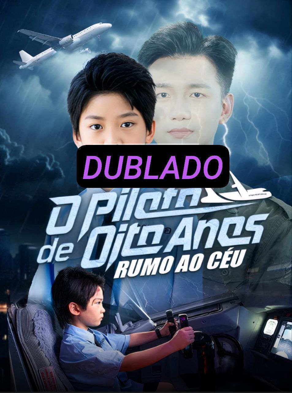 Capa de O Piloto De Oito Anos Rumo Ao Céu