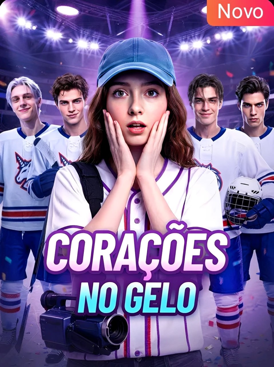 Capa de CORAÇÕES NO GELO