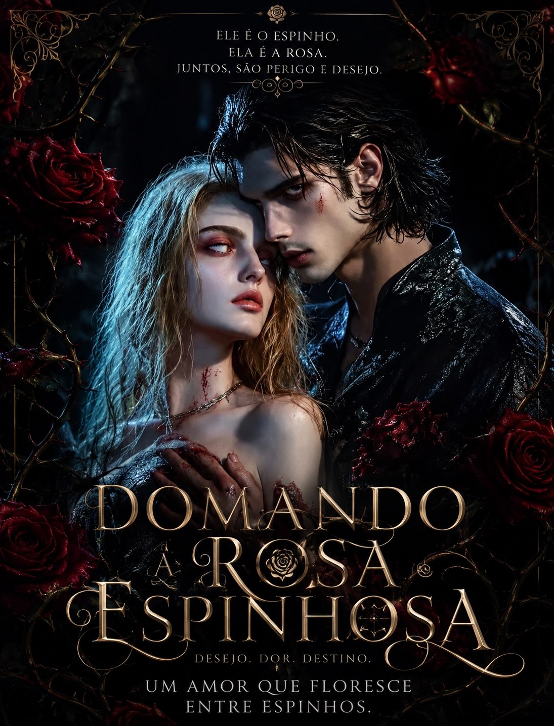 Capa de DOMANDO A ROSA ESPINHOSA