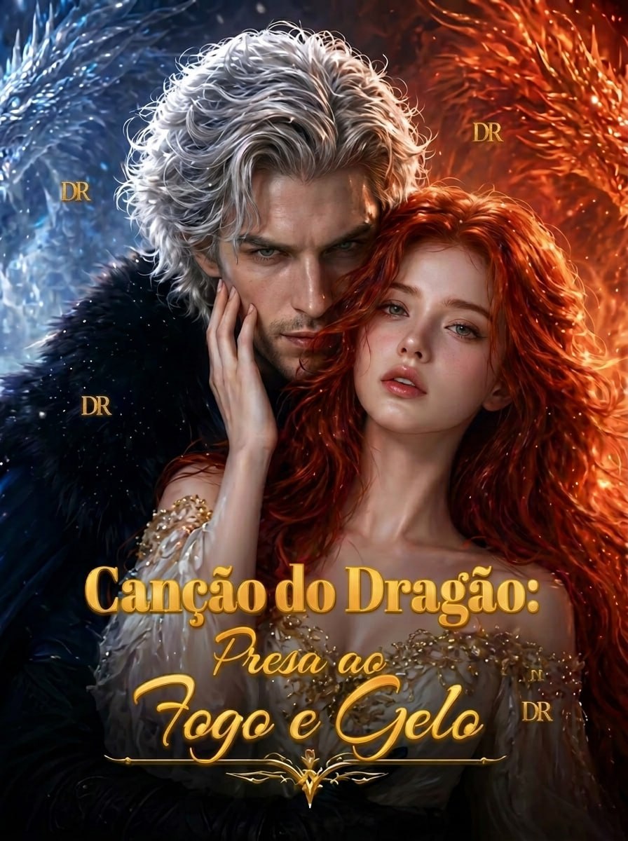 Capa de CANÇÃO DO DRAGÃO PRESA AO FOGO E GELO