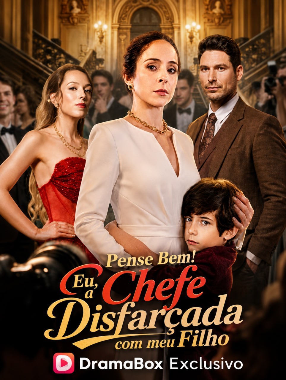 Capa de PENSE BEM! EU, A CHEFE DISFARÇADA COM MEU FILHO